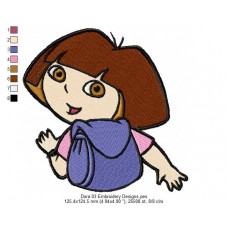 Dora 03 Embroidery Designs